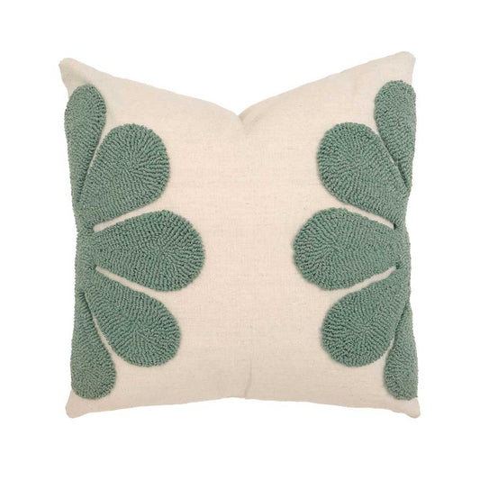 Bambury Florian Square Cushion green