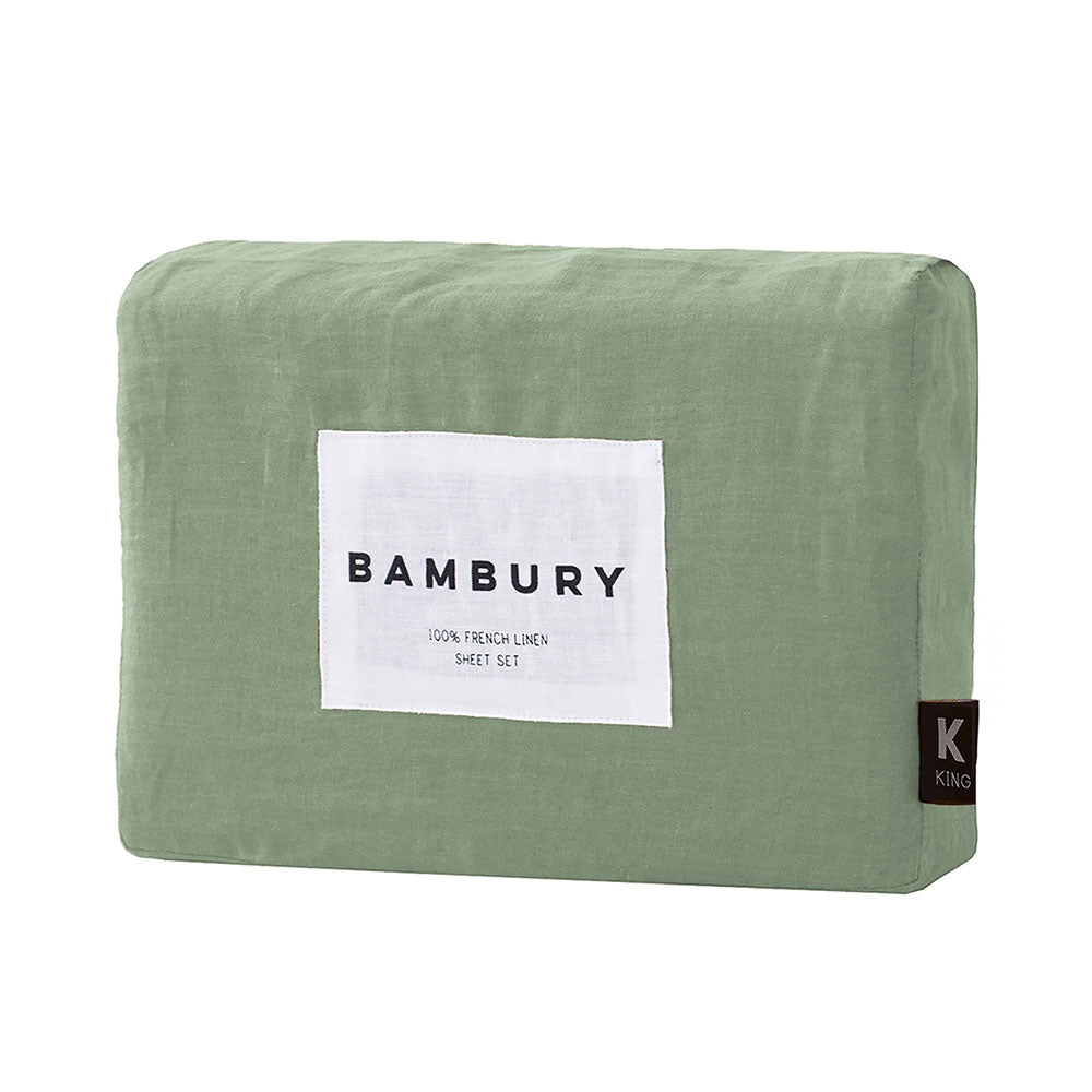 Bambury French Flax Linen Sheet Set