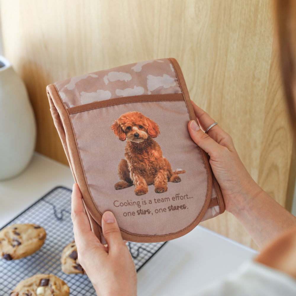 Splosh Cooks Companion Poodle Oven Mitt