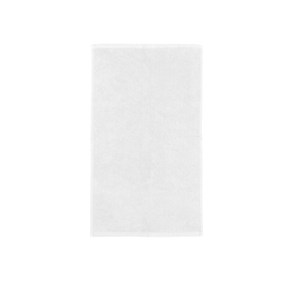 The Bambury Chateau hand towel in white. 