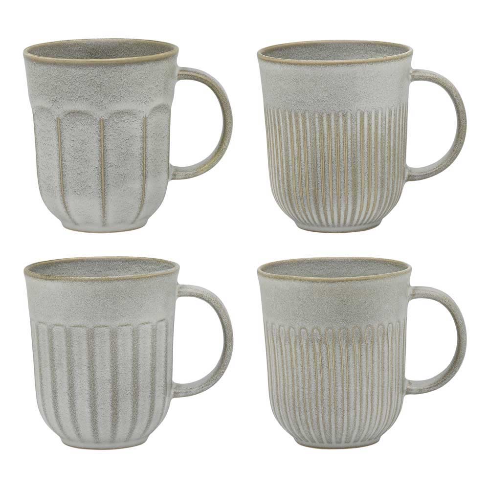 Ecology Chapel Set of 4 Mugs 330ml Blue at House