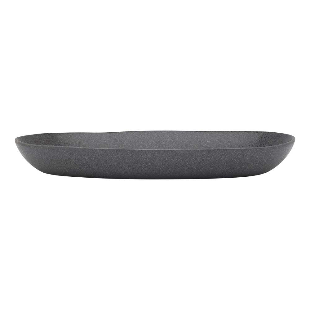 Ecology Ottawa Shallow Oval Bowl 36 x 21cm Stone Grey at House