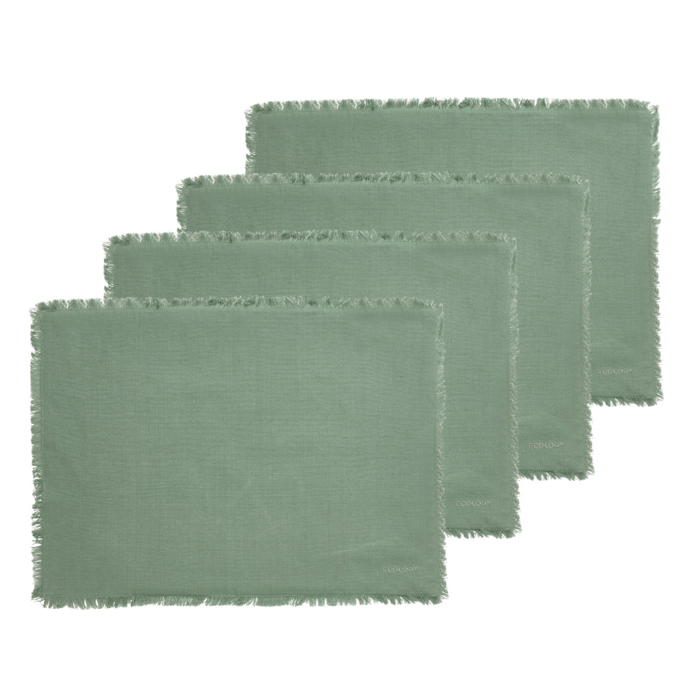 Ecology Fray Set of 4 Placemats Midday