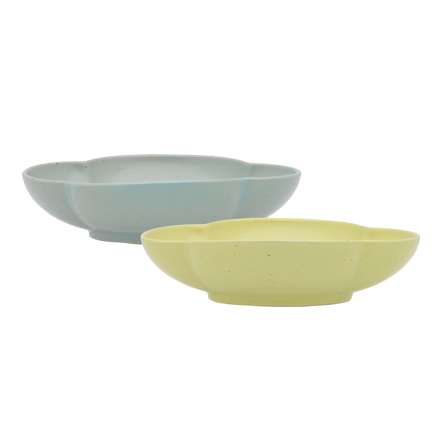 Ecology Bloom Set of 2 Oval Dip Bowls 12x16cm