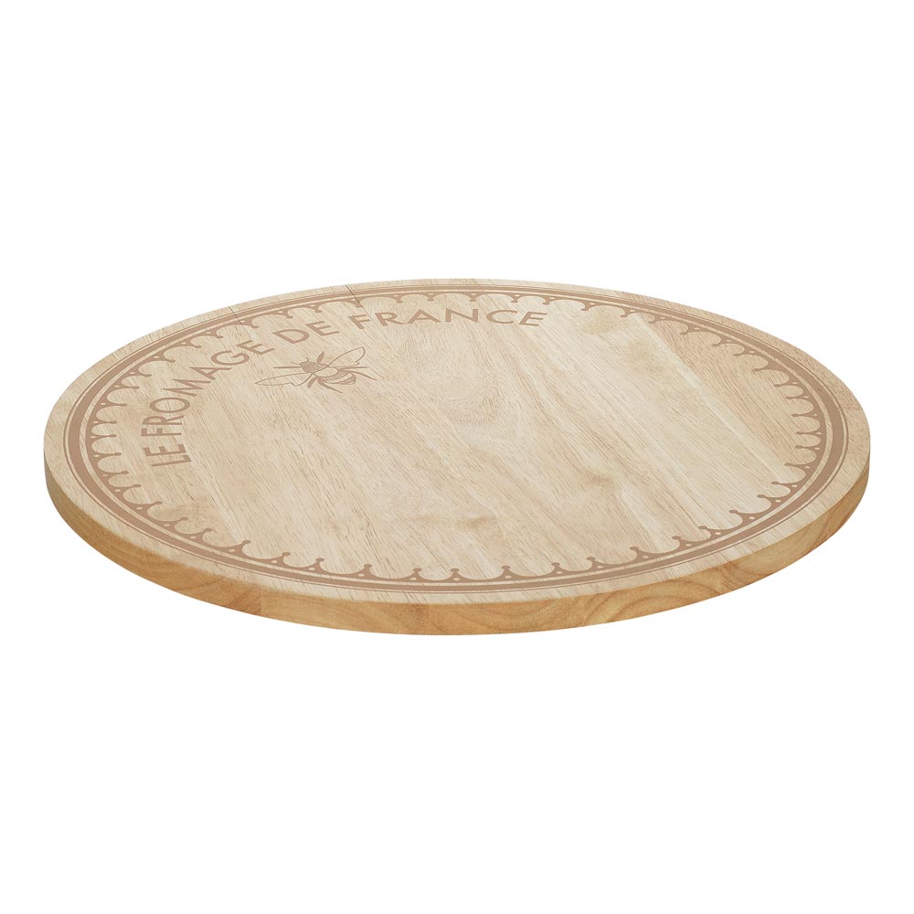 Porto LeFromage Round Wooden Cheese Board