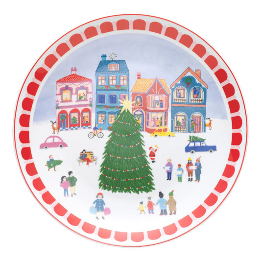 Porto Night Before Round Serving Plate 30cm