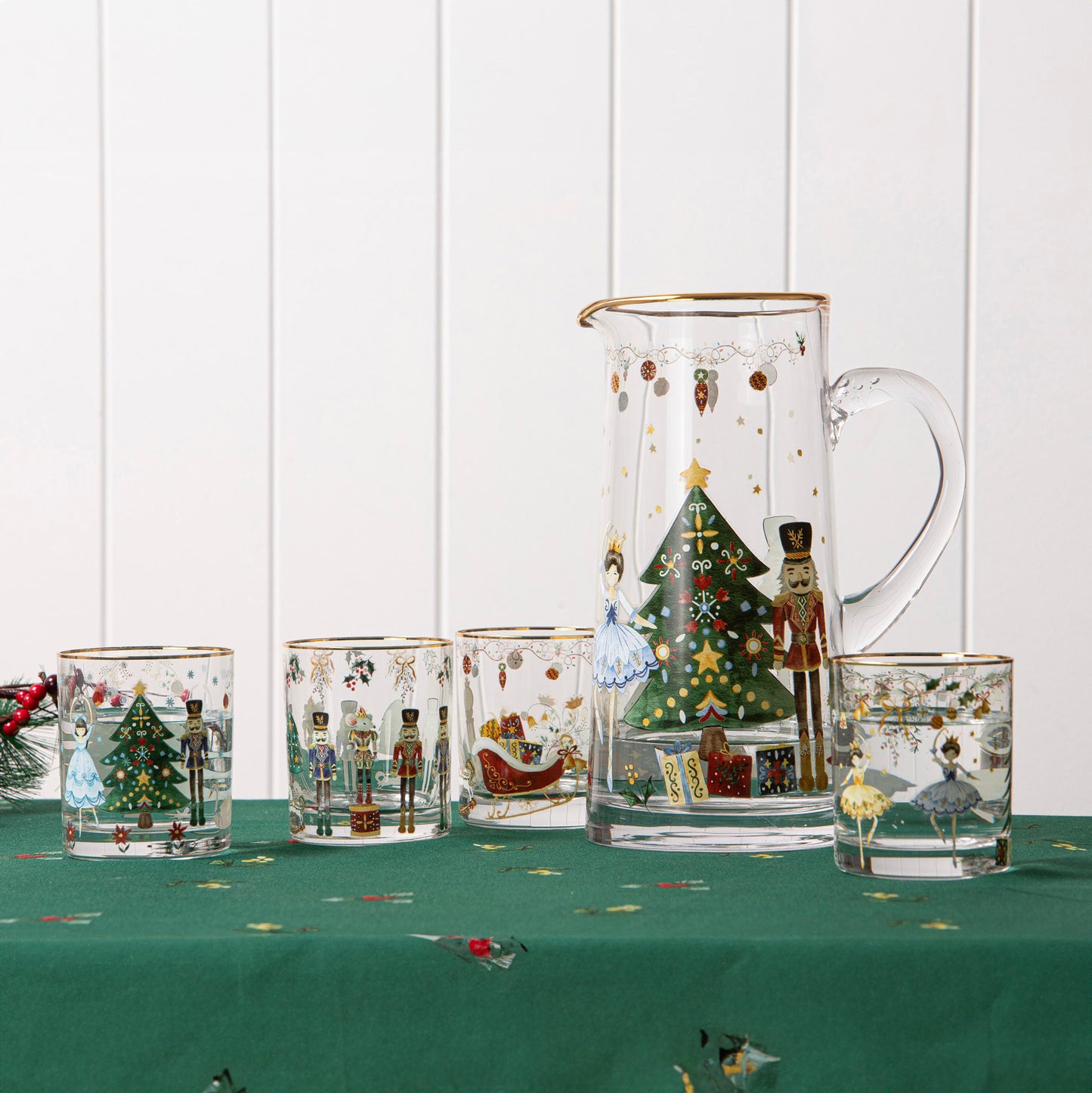Ashdene Christmas Wonderland Crystal Jug