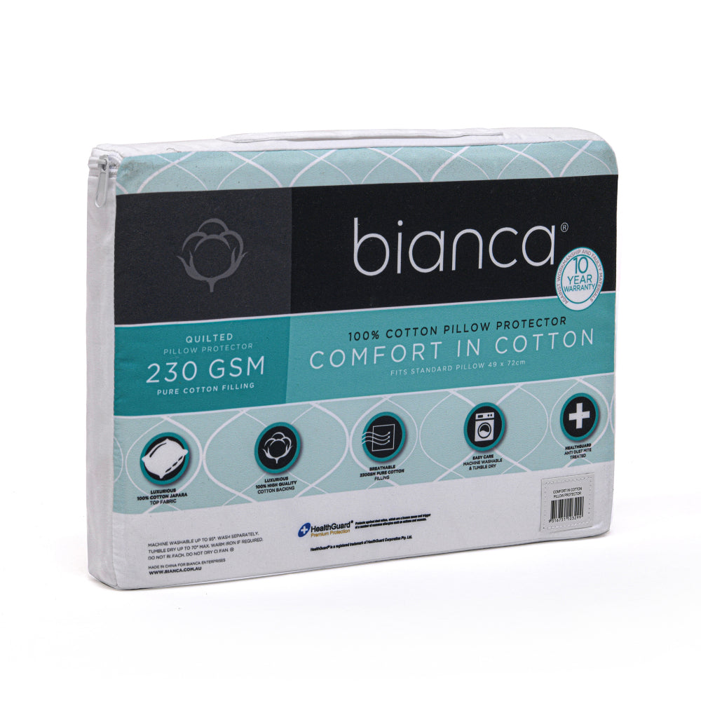 Bianca Comfort In Cotton Pillow Protector