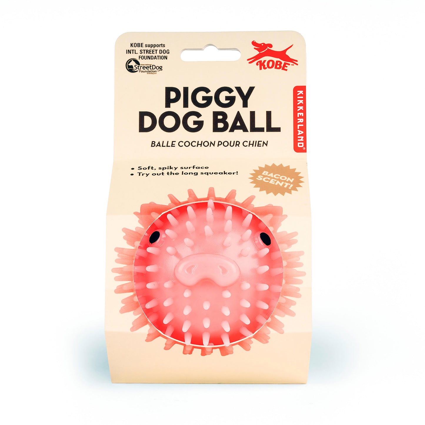 Kikkerland Kobe Piggy Dog Ball