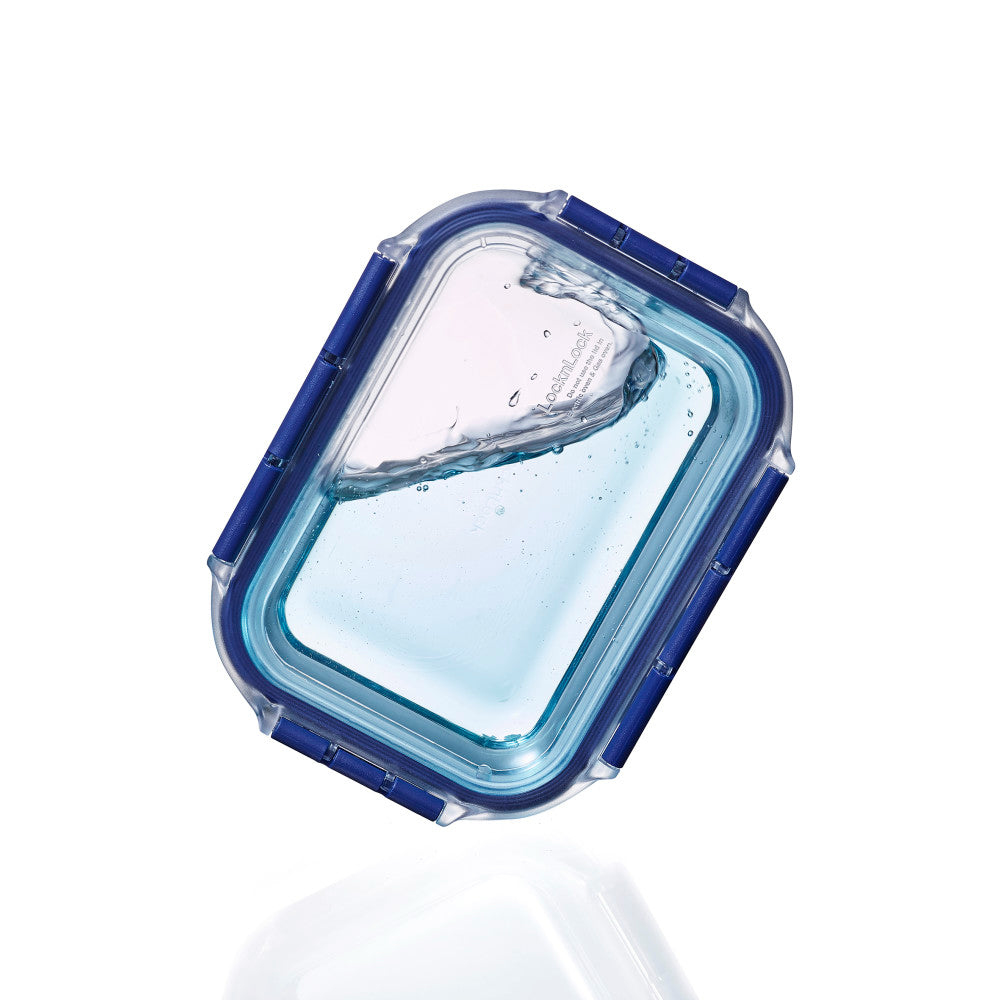 Locknlock Top Class Glass With Tritan Lid Rectangle 2L