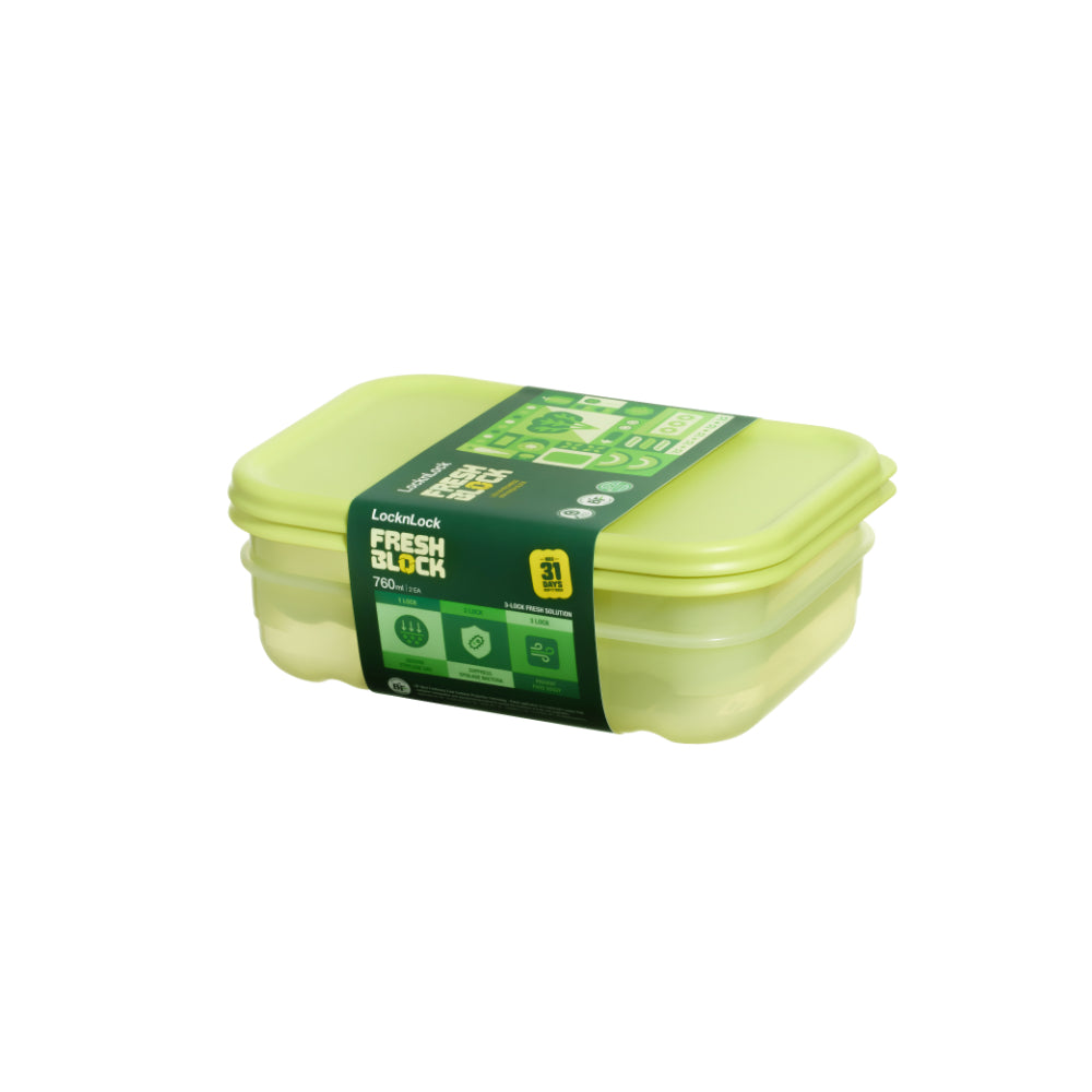 LocknLock Fresh Block 2 Piece Set 760ml