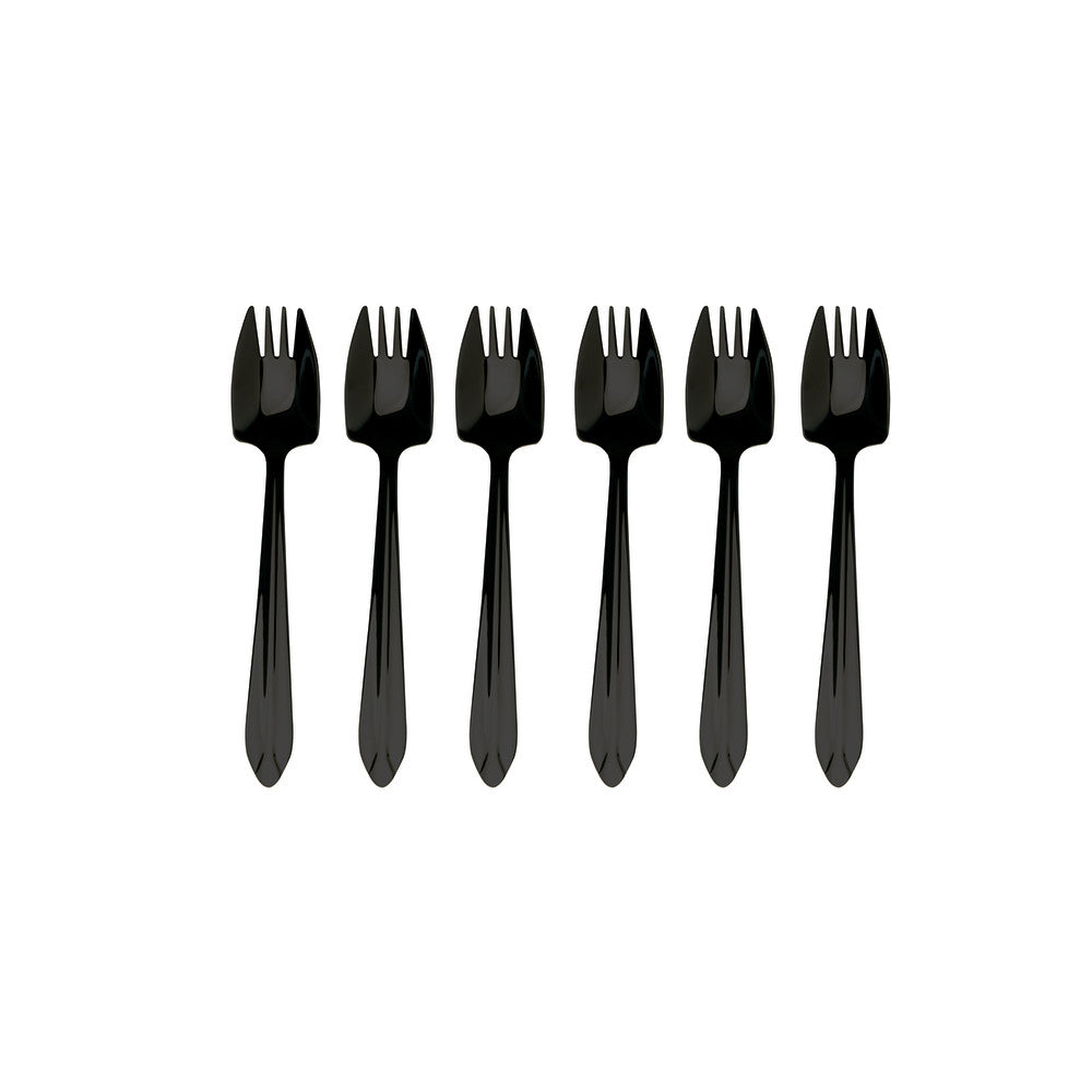 Splayd Black Label 6 Piece Cake Fork Set