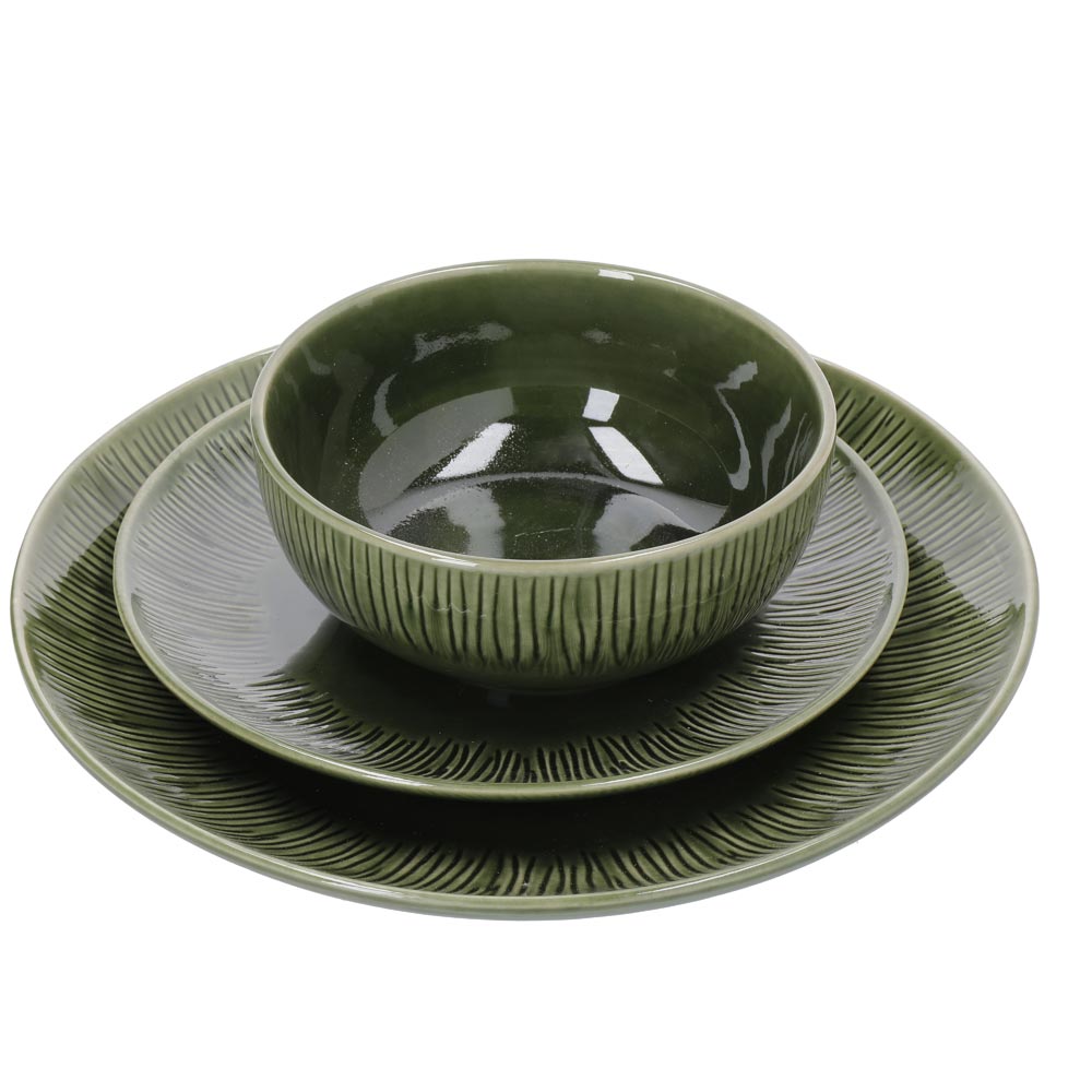 Mikasa Jardin 12 Piece Stoneware Dinner Set