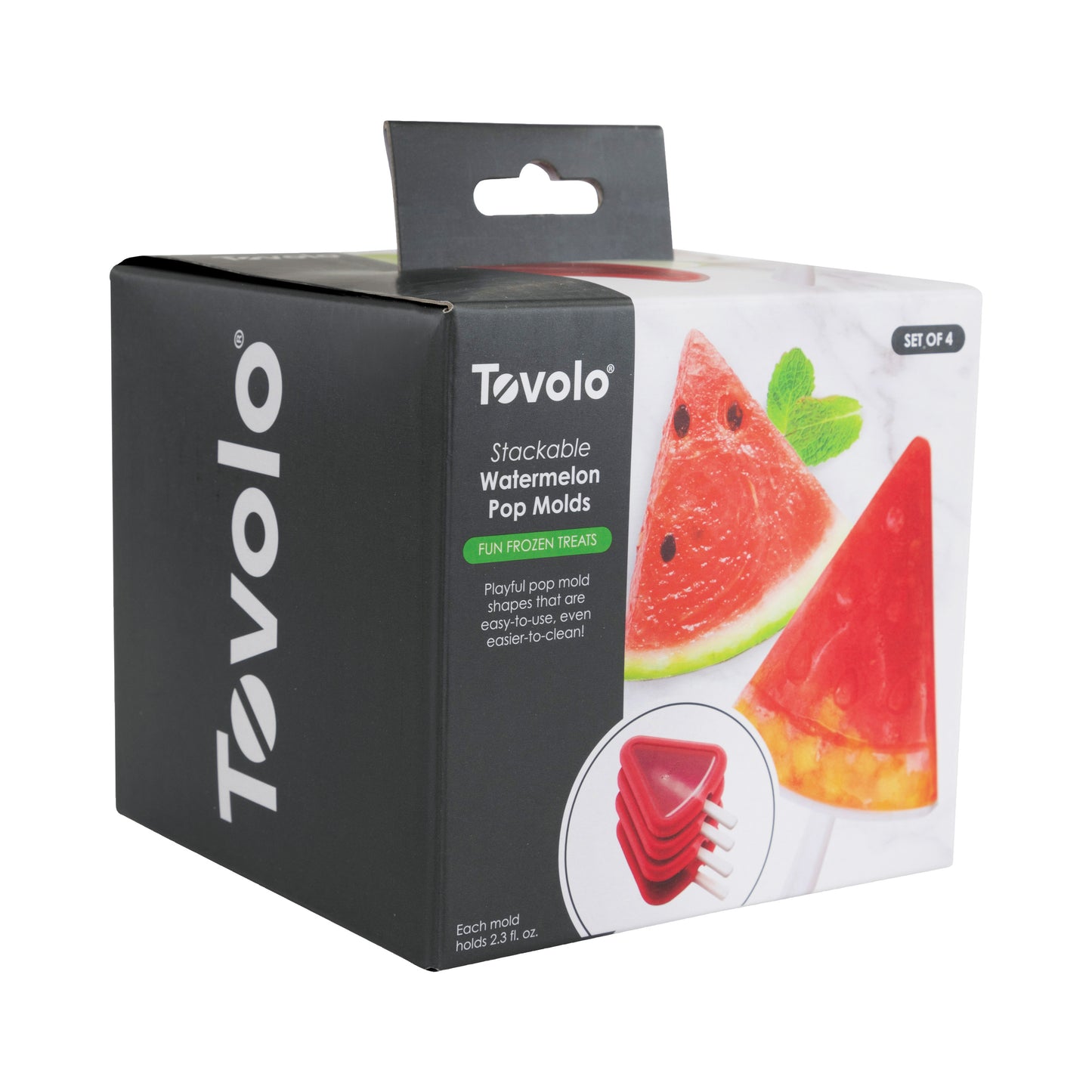 Tovolo Set of 4 Stackable Pop Moulds