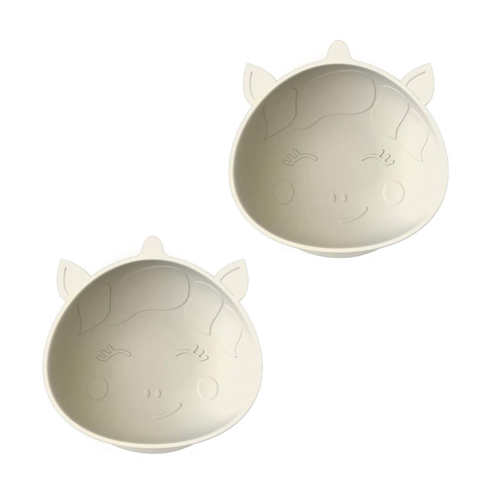 Melii Luxe  Set of 2 Silicone Suction Bowls