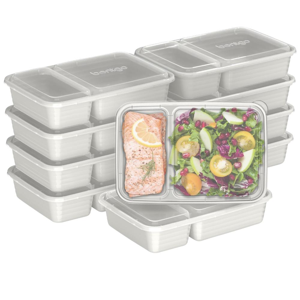 Bentgo Prep Set of 10 2 Compartment Containers