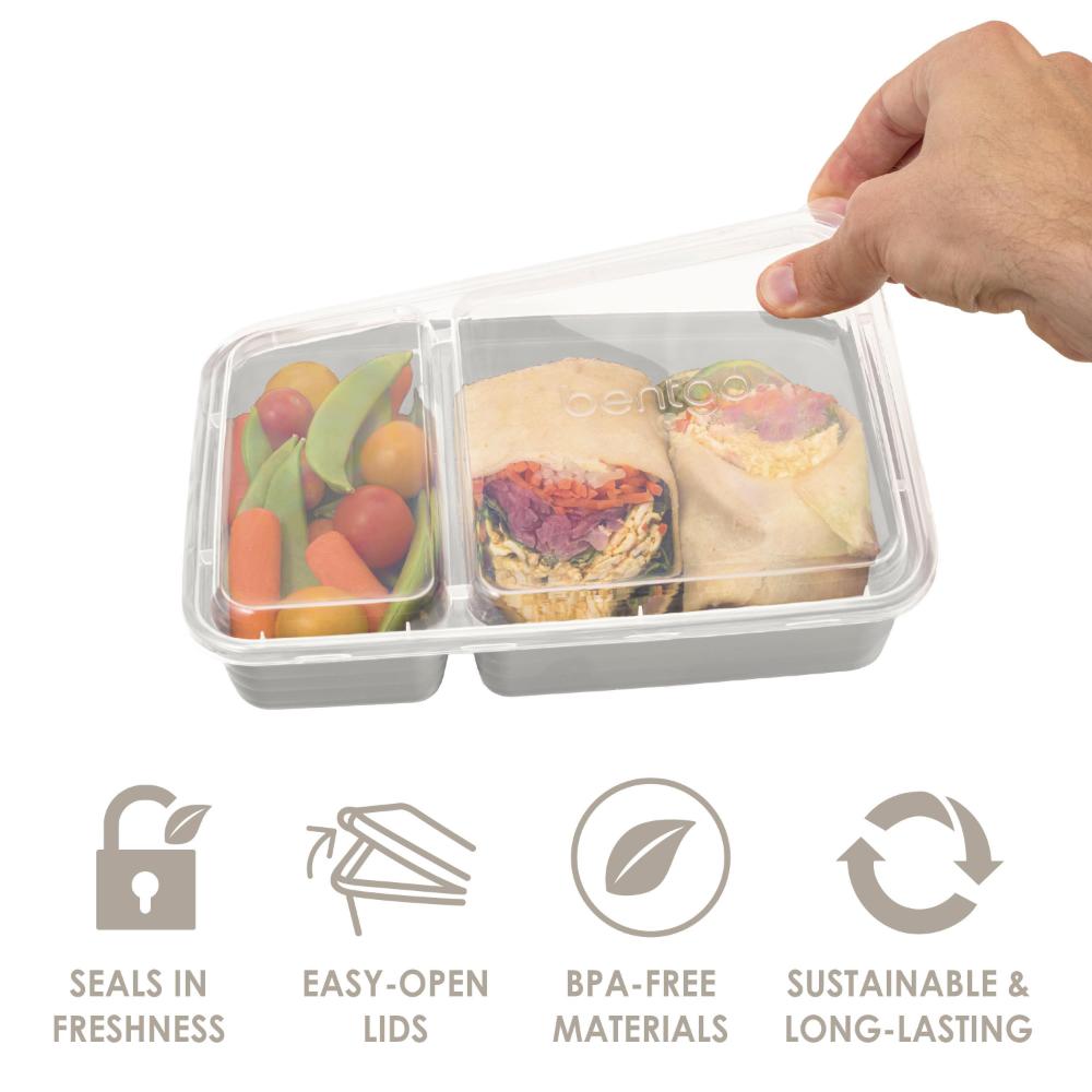 Bentgo Prep Set of 10 2 Compartment Containers