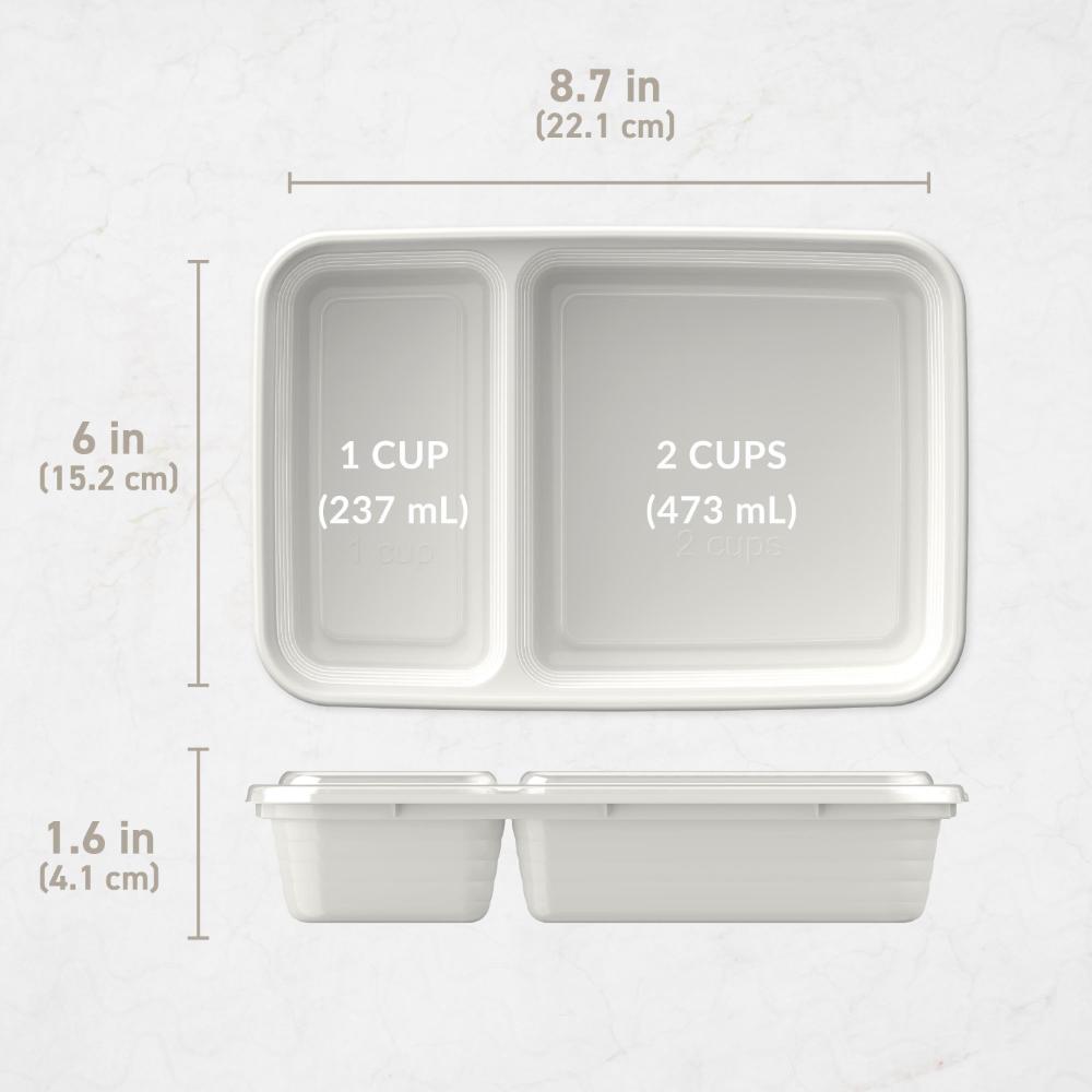 Bentgo Prep Set of 10 2 Compartment Containers
