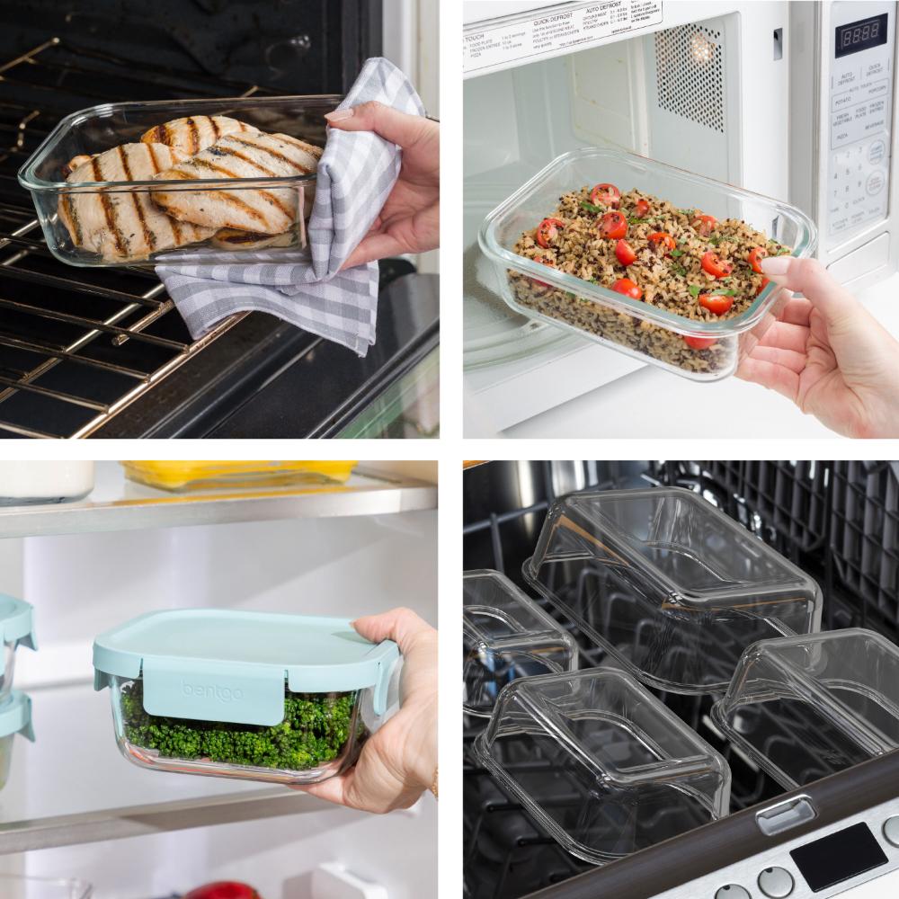 Bentgo 12 Piece Rectangle Glass Food Storage Set
