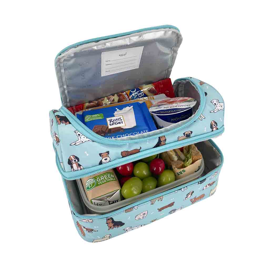 Sachi Insulated Double Decker Lunch Bag