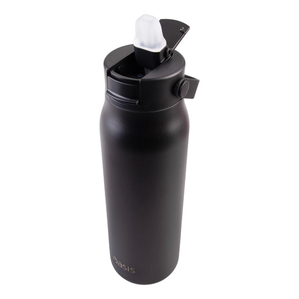 Oasis Ceramic Lined Stainless Steel Double Wall Insulated Sorrento Sipper Bottle 900ml