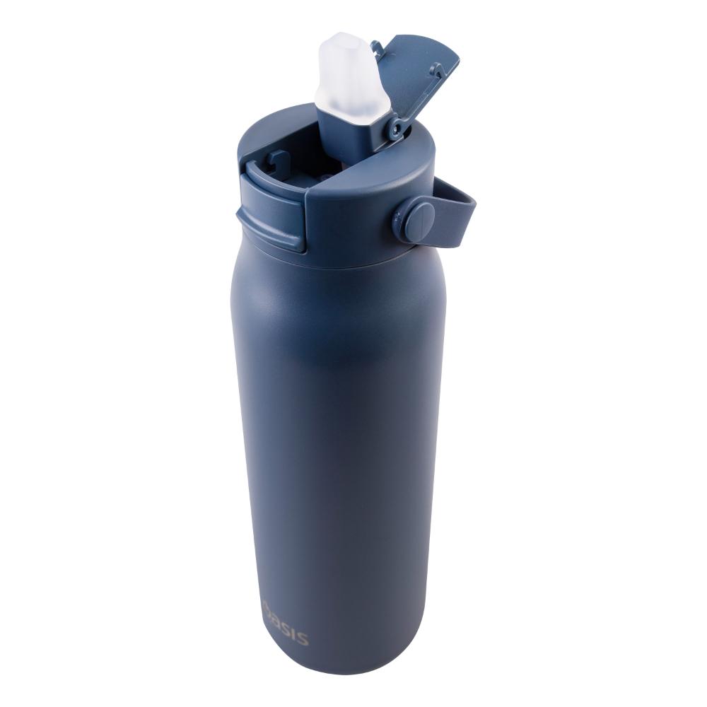 Oasis Ceramic Lined Stainless Steel Double Wall Insulated Sorrento Sipper Bottle 900ml