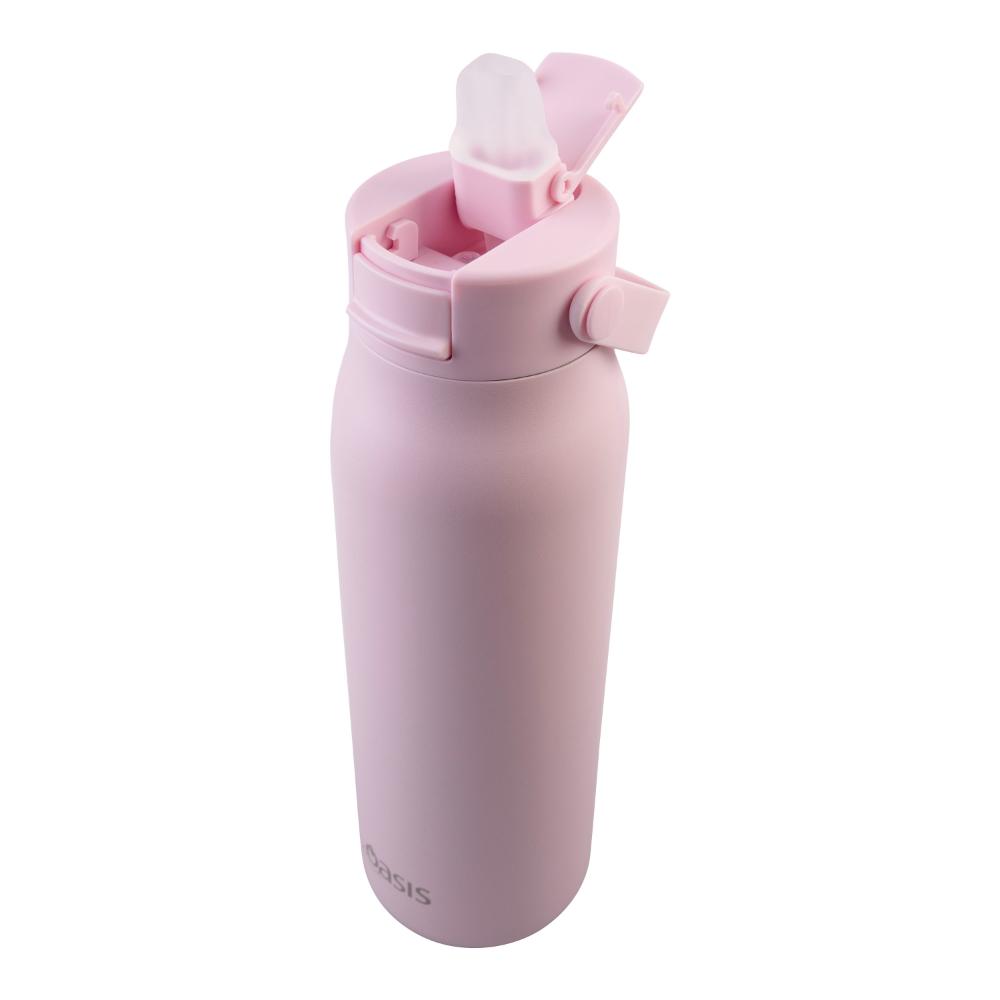 Oasis Ceramic Lined Stainless Steel Double Wall Insulated Sorrento Sipper Bottle 900ml