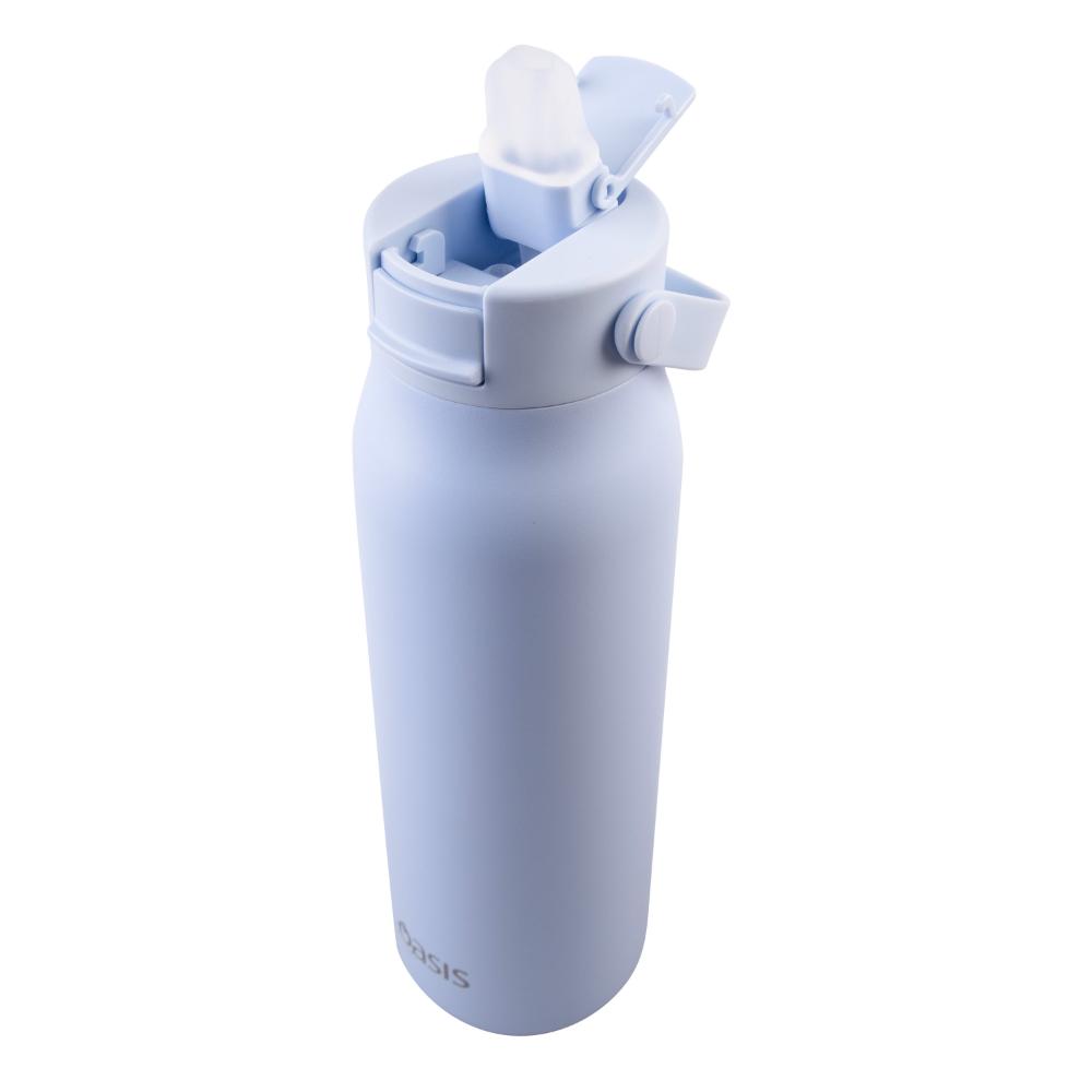 Oasis Ceramic Lined Stainless Steel Double Wall Insulated Sorrento Sipper Bottle 900ml