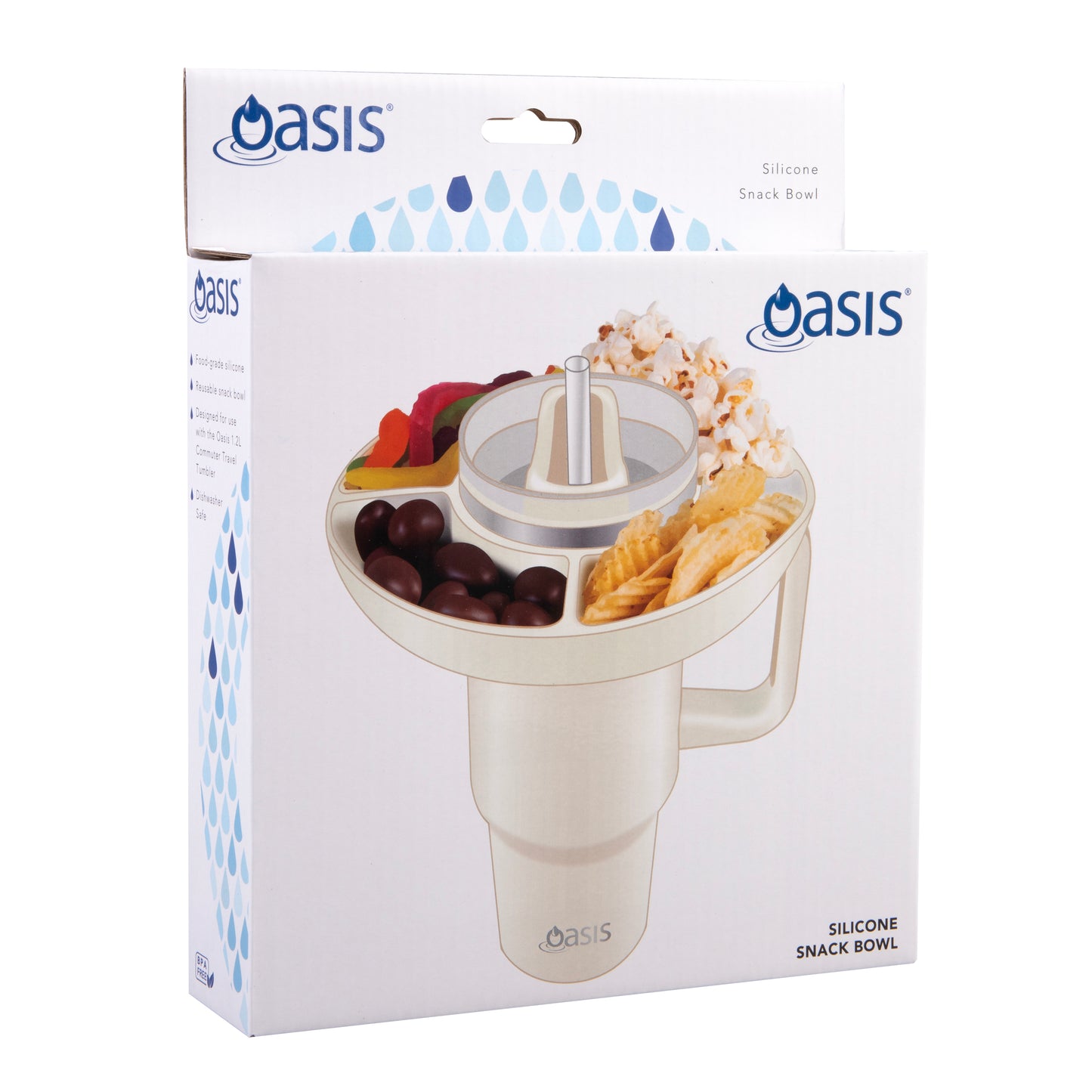 Oasis Silicone Snack Bowl For Commuter Tumbler