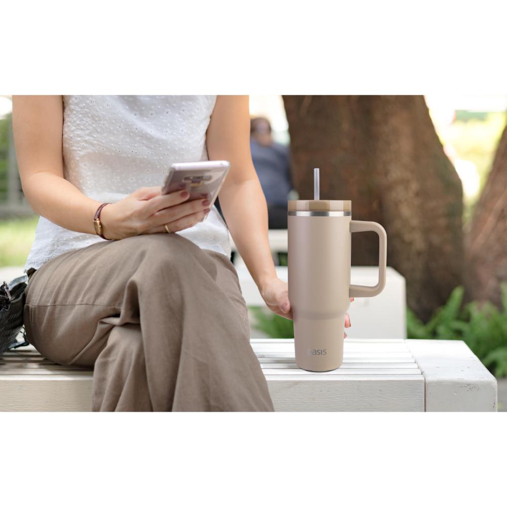 Oasis Commuter Double Wall Insulated Travel Tumbler 1.2L