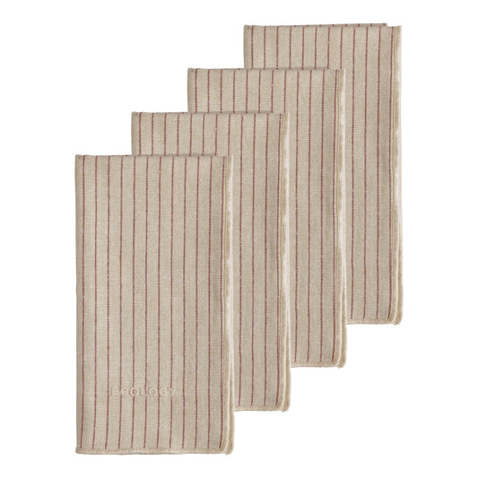Ecology Tonka Set of 4 Napkins Sienna