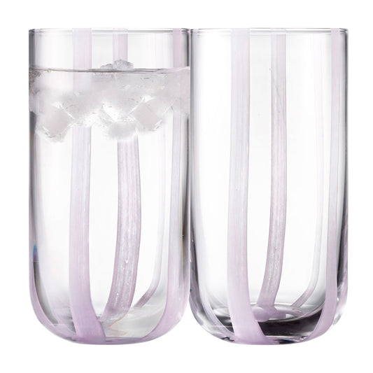Ecolocy Luella Set of 4 Hi Ball Tumblers 460ml Wisteria