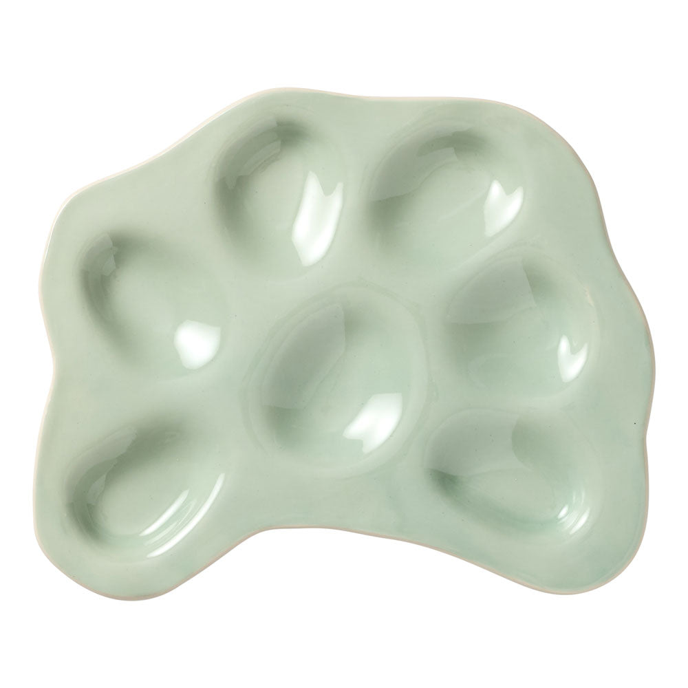 Ecology Selvedge Oyster Plate Mine 21.5x18cm