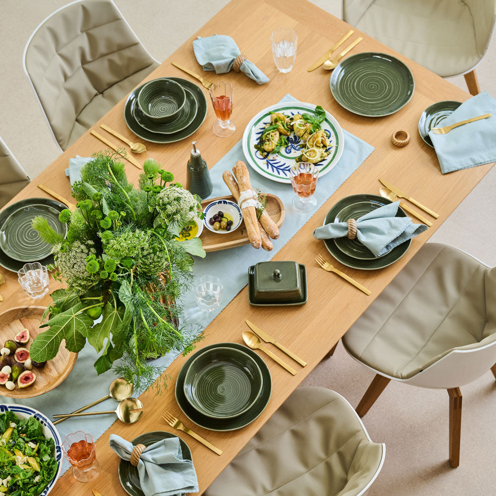 Ecology Ottawa 12 Piece Dinner Set Moss