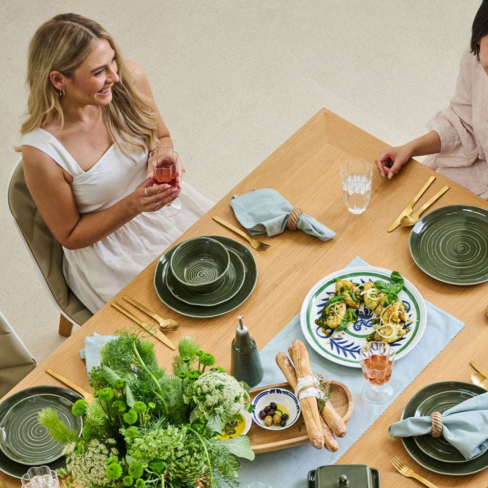 Ecology Ottawa 12 Piece Dinner Set Moss