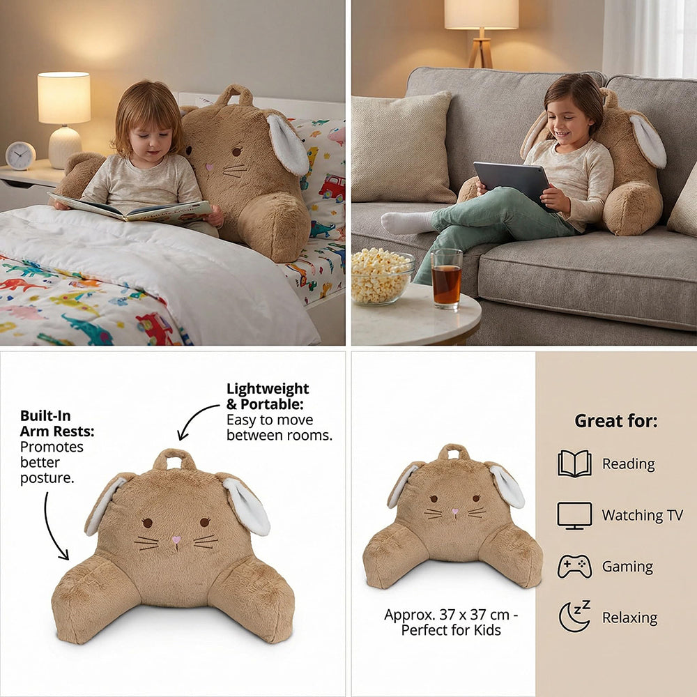 Easy Rest Faux Fur Kids Back Rest Pillow