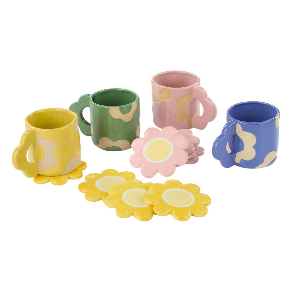 Emporium Posey 400ml Flower Mugs at House