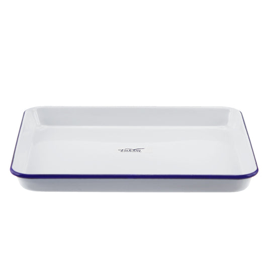 Falcon Baking Tray 31cm White & Blue