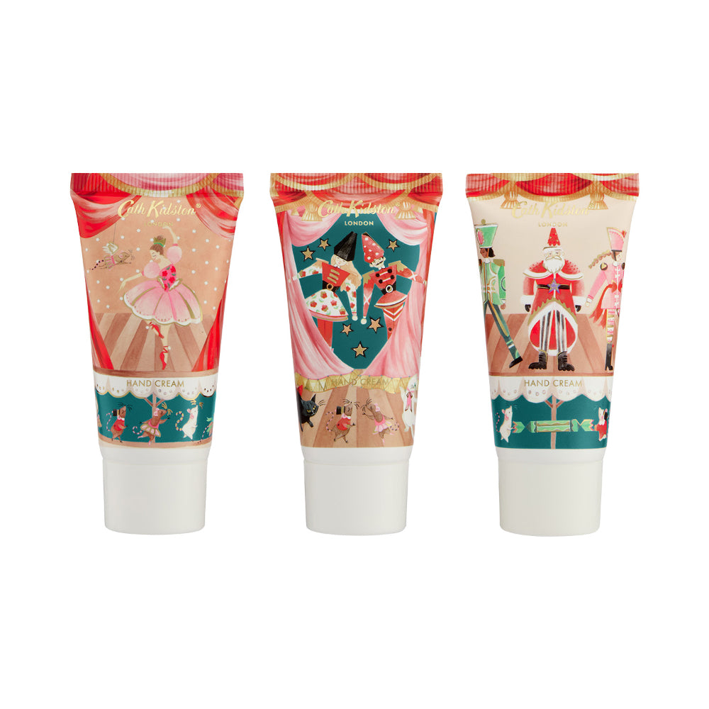 Heathcote & Ivory Cath Kidston Nutcracker Theatre Hand Cream Trio
