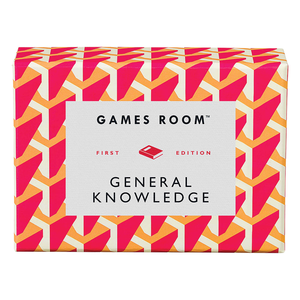 Games Room General Knowledge Quiz Cards