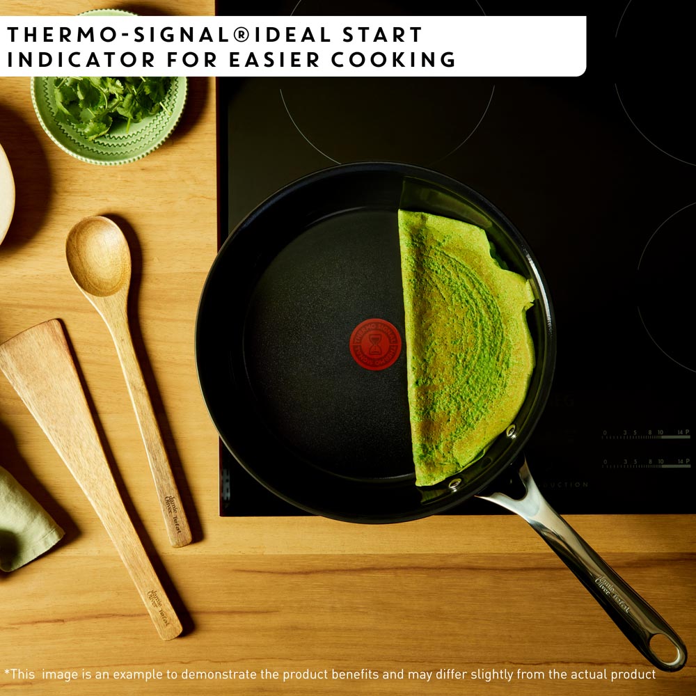 Tefal by Jamie Oliver Ceramic Enjoy Shallow Pan 30cm with Pan Protector