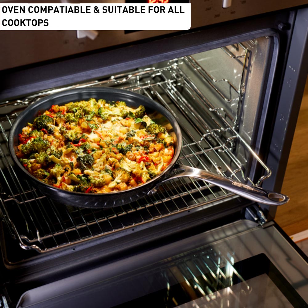 Jamie Oliver frypan in oven with pasta bake - House