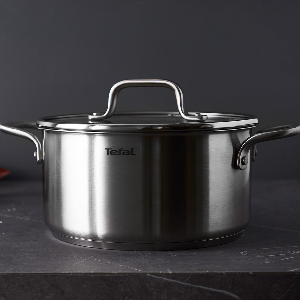 Tefal Virtuoso Induction Stainless Steel Saucepan with Lid