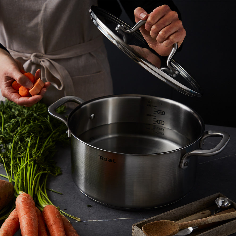 Tefal Virtuoso Induction Stainless Steel Saucepan with Lid