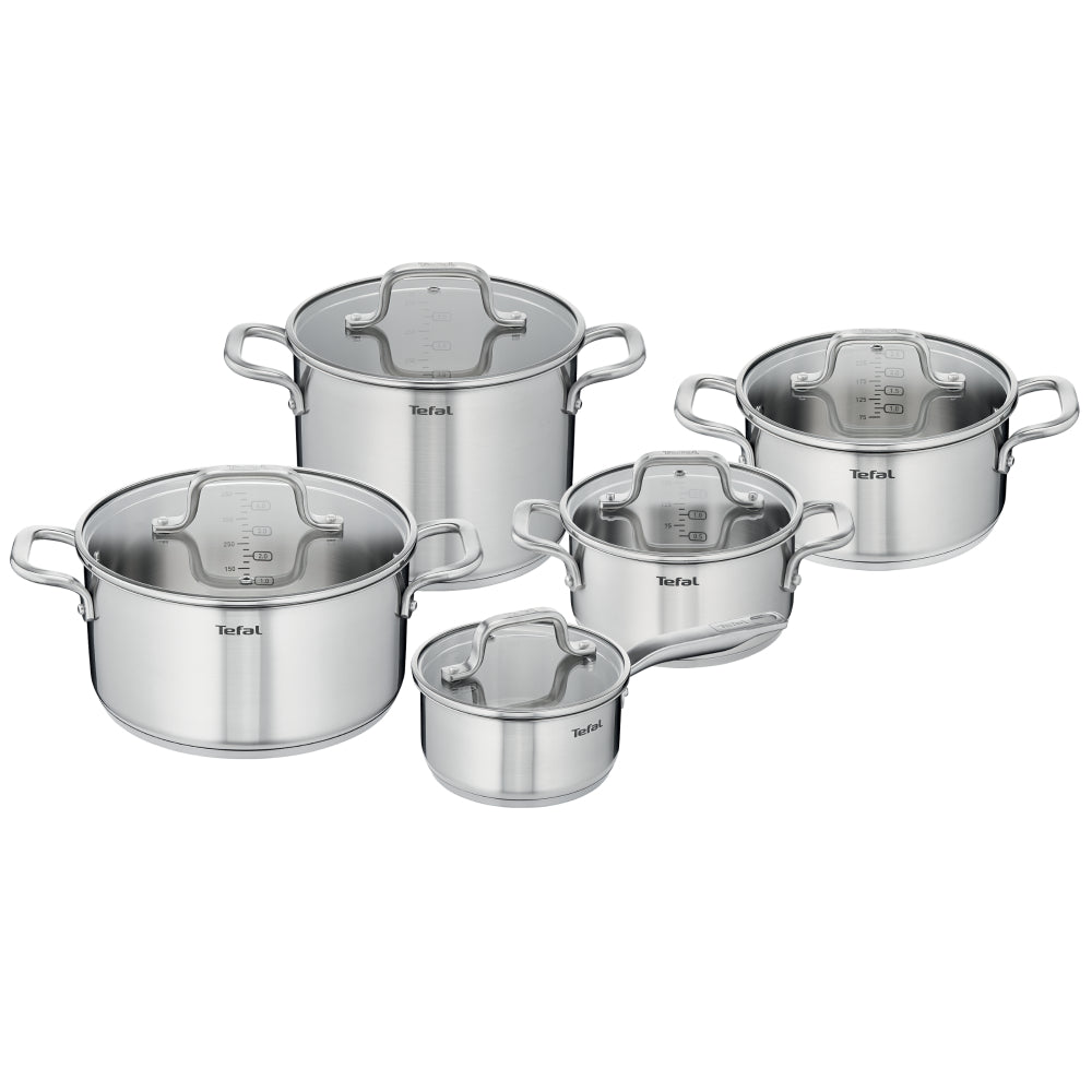 Tefal Virtuoso Induction Stainless Steel 5 Piece Set