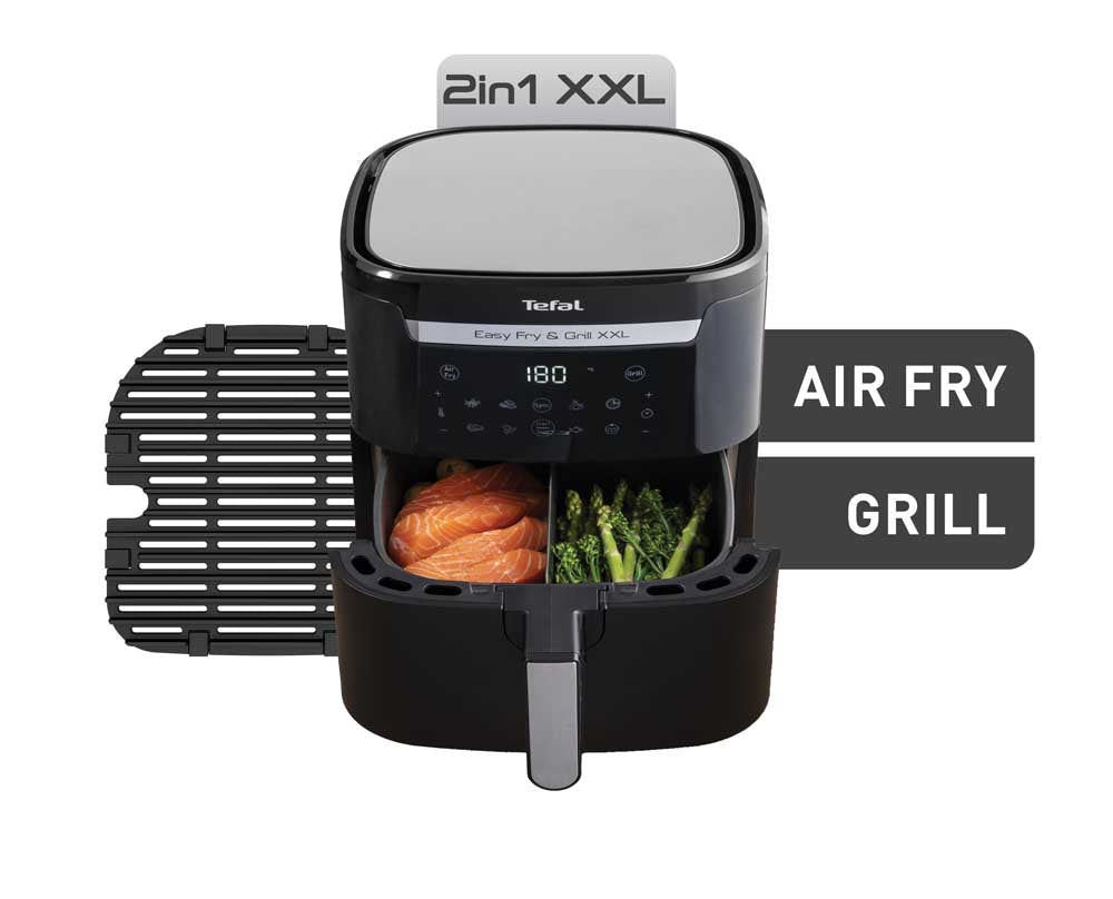 Tefal Easy Fry & Grill 2-in-1 XXL Flexcook Air Fryer Black