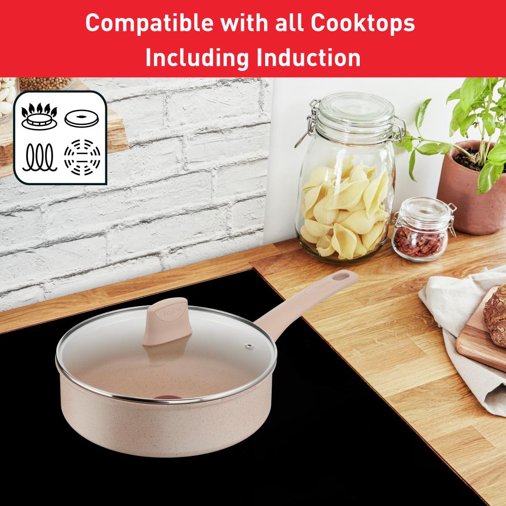 Tefal Delight Induction Mineralia Non Stick Sautepan 24cm