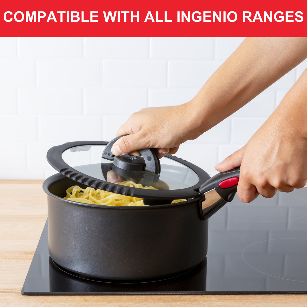 Tefal Ingenio Set of 3 Draining Lids 16cm 18cm & 20cm