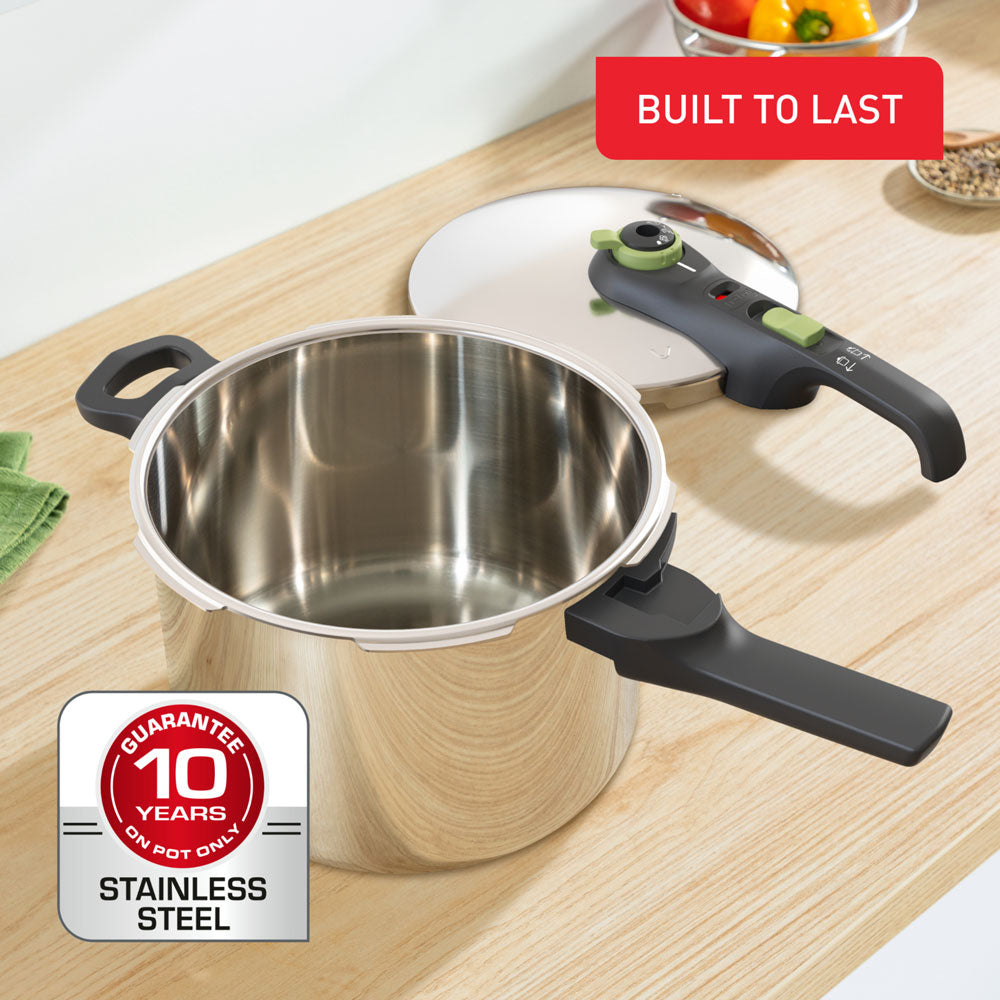 Tefal Secure Trendy Induction Stainless Steel Pressure Cooker