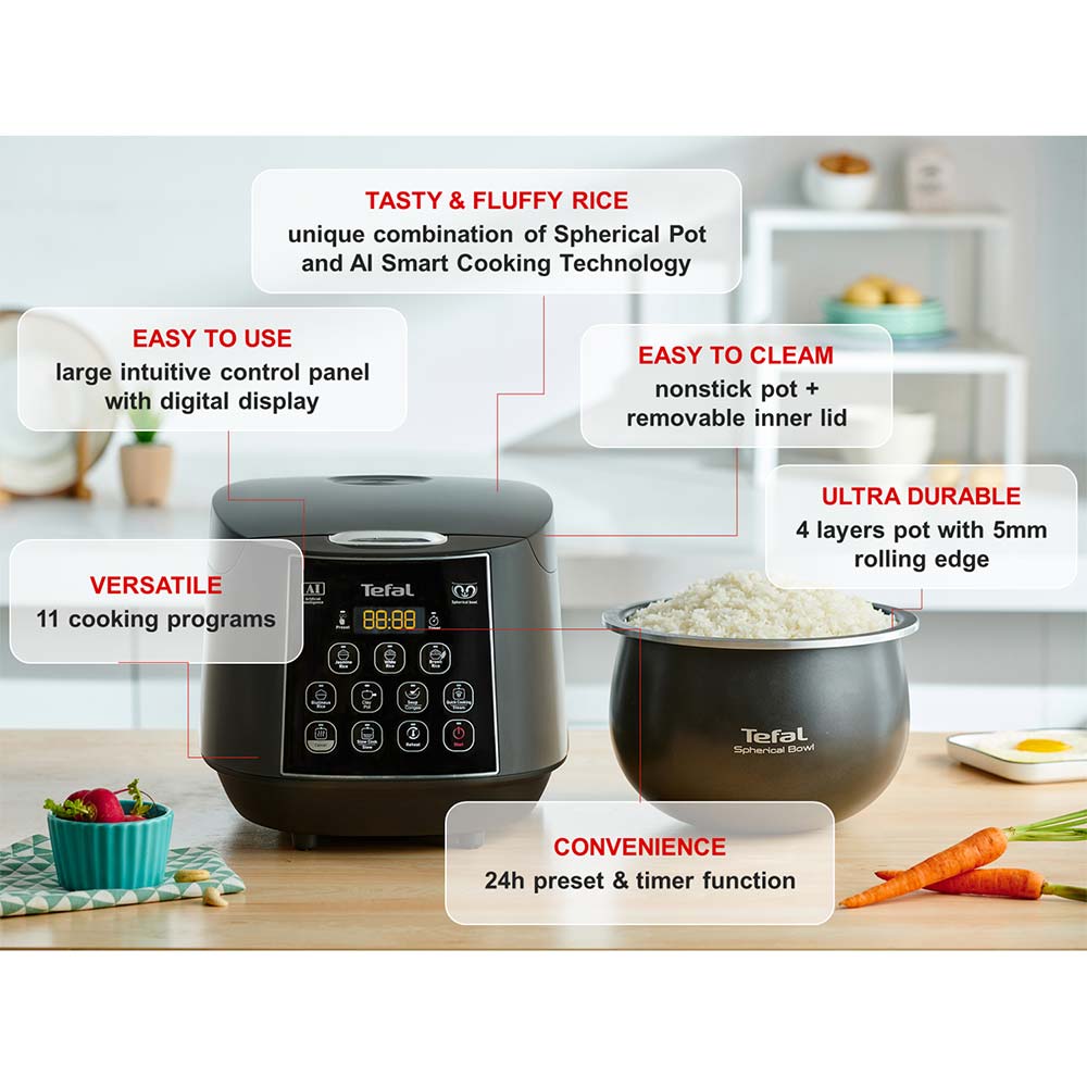 Tefal Easy Rice & Slow Cooker Plus